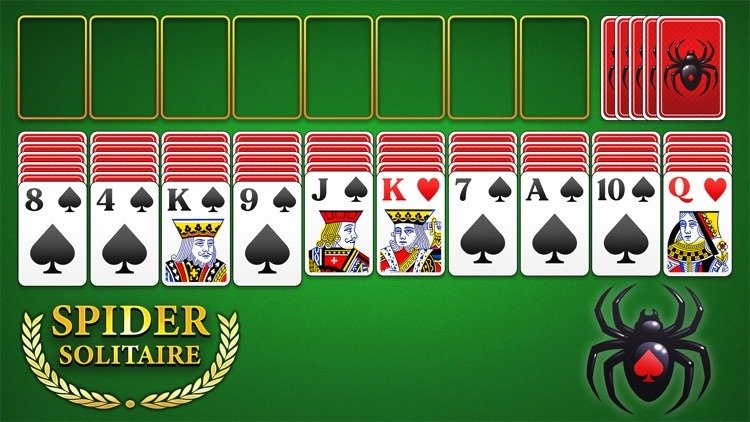 io card games spider solitaire